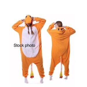 Pokemon Charmander Kigurumi SAZAC Adult Pajamas Costume Size Standard